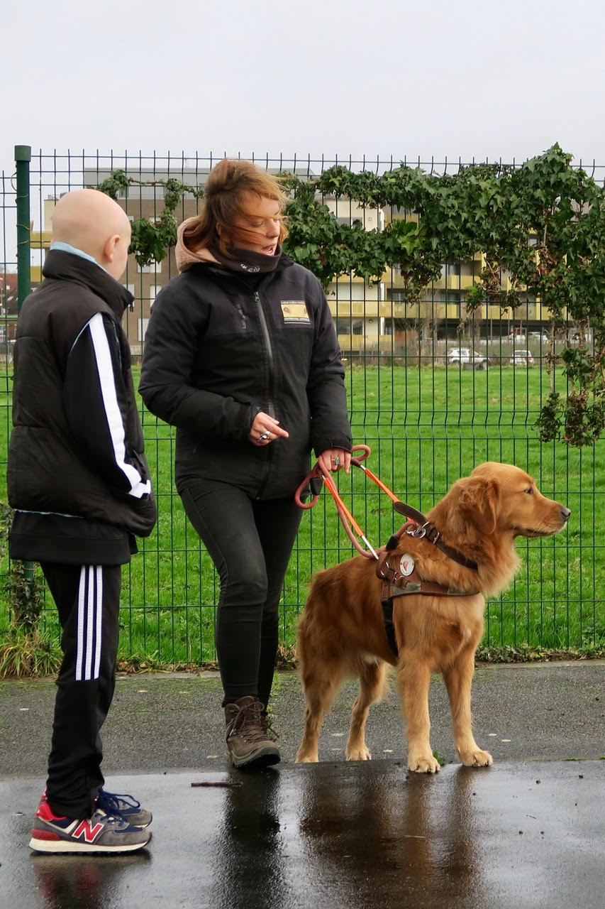 maëva et les chiens guides d&rsquo;aveugles